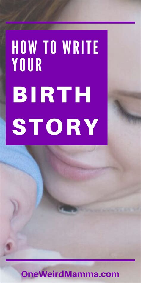 How To Write A Birth Story Historyzi