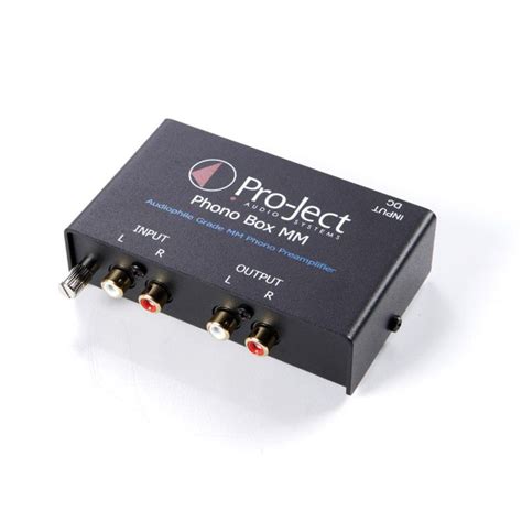 Pro Ject Phono Box Mm Phono Preamp Audio Advice