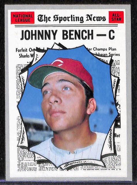 Great savings & free delivery / collection on many items. Lot Detail - Lot of (65) Johnny Bench Cards From 1969 Through 1983