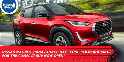 Nissan Magnite India Launch Date Confirmed Bookings