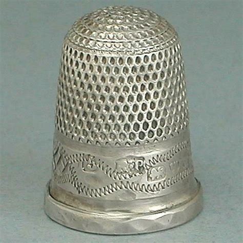 Antique English Childs Sterling Silver Thimble Hallmarked 1910