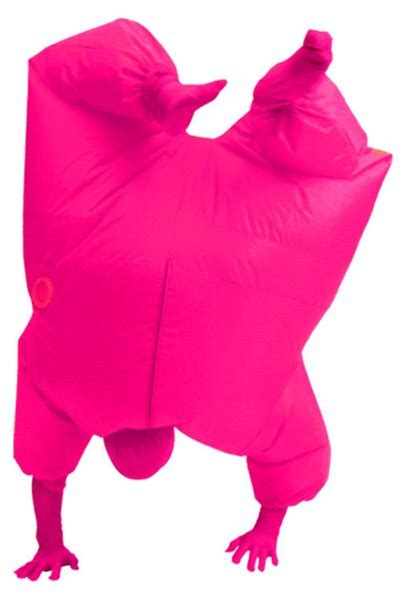 Among Us Adult Size Inflatable Costume Full Body Jumpsuit Pink Version
