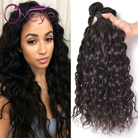 Oxeye Malaysian Curly Hair 4 Bundles Curly Weave Human Hair 7a