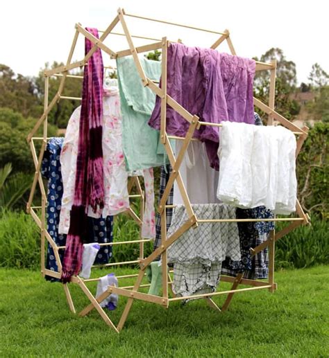 When you get home, place them pretty side down on your work area. DIY Star Shaped Clothes Drying Rack - A Piece Of Rainbow