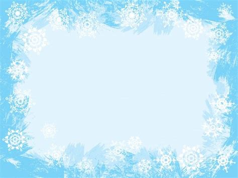 Winter Ppt Background Winter Snowflakes Free Backgrounds Slidebackground