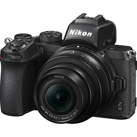 Nikon Z 50 Mirrorless Camera With 16 50mm Lens 1633b Bandh Photo