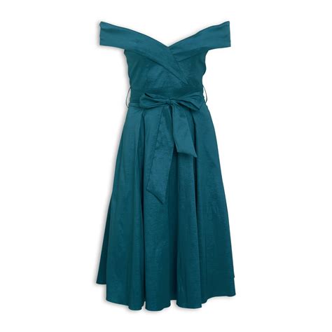 Buy Truworths Teal Bardot Dress Online Truworths