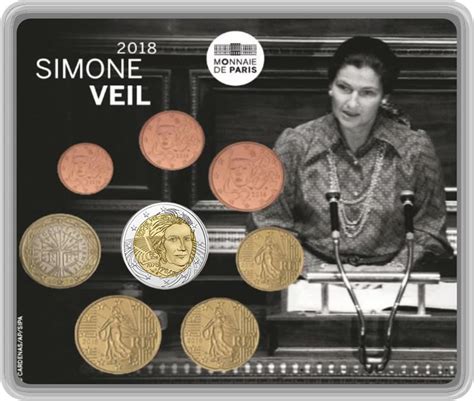 Simone Veil 2 Euros Commémo France 2018 Monnaie Magazine