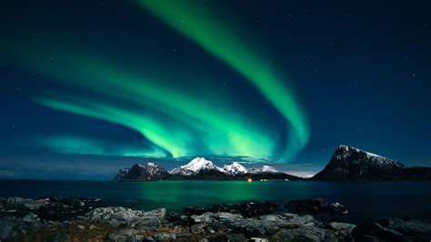 Download Aurora Borealis Nature Iceland Wallpaper
