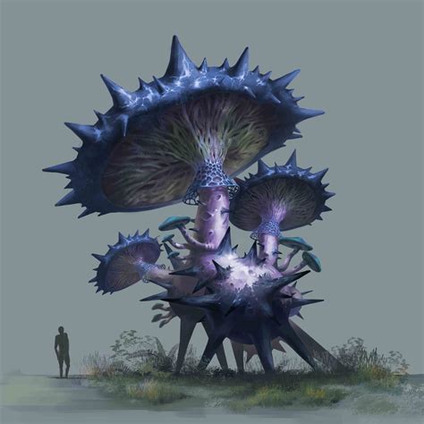Pin By Fragoje On Env In 2019 Alien Plants Creature Concept Art
