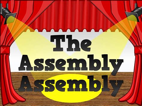 The Assembly Assembly Teaching Resources