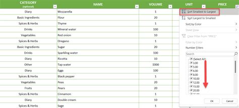 Food Cost Excel Template Recipe Cost Calculator Spreadsheet