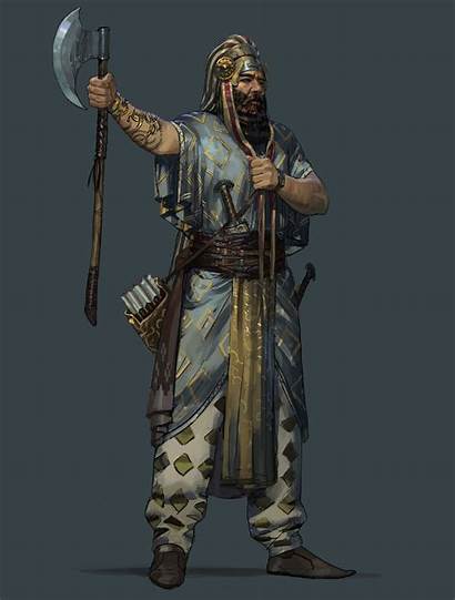Achaemenid Warrior Medieval Shanyar Faraz Characters Artstation
