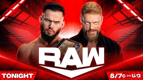 Wwe Raw Results Austin Theory Defends United States Title Against Edge Sescoops
