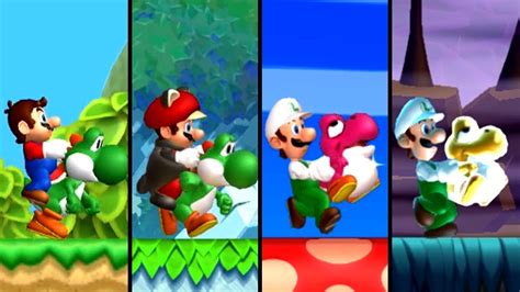 Evolution Of Yoshi In New Super Mario Bros 2009 2020 Youtube