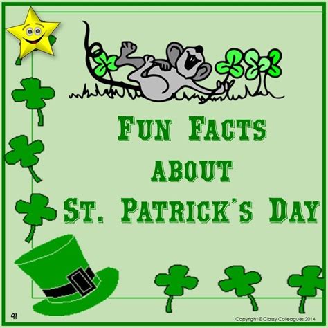 Fun Facts About St Patricks Day St Patrick Facts Learn History