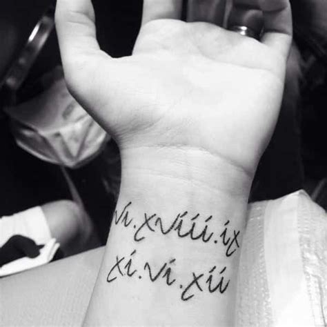 72 Roman Numeral Tattoos Ideas For Ink Lovers Everywhere