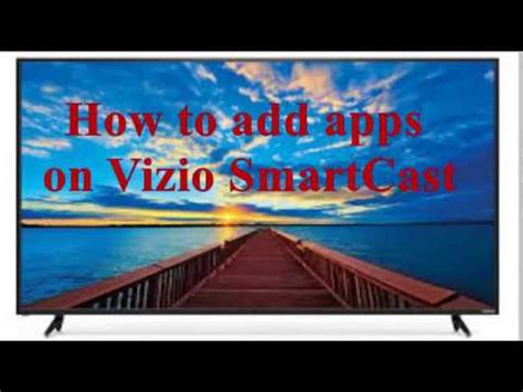If you own a smart tv without an app store but want to install more content, consider buying a digital media player, like the apple tv box or amazon fire tv stick. How To Add Apps To Vizio Smart TV or SmartCast - YouTube
