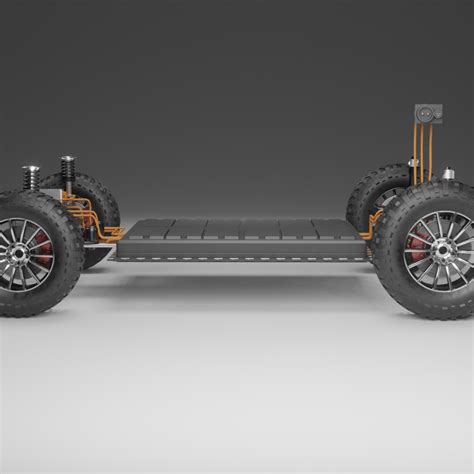 Electric vehicle Modular Chassis Design | CGTrader
