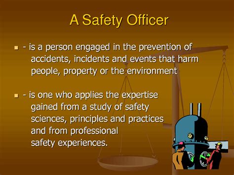 Solution Role Of Safety Officer Studypool