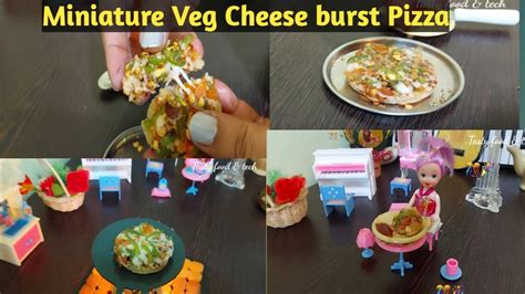 Miniature Veg Cheese Burst Pizzatiny Pizza For Toysmall Pizzamini