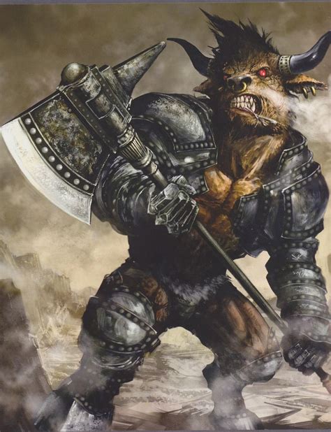 15 Best Minotaur Images On Pinterest Fantasy Characters Fantasy