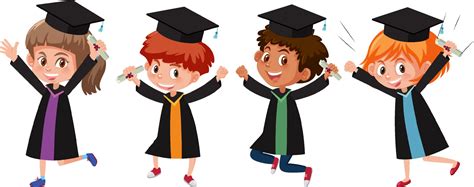 Kids Graduation Vector Art Icons And Graphics For Free Download