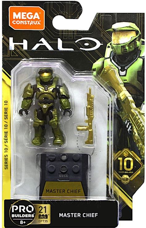 Halo Heroes Series 10 Master Chief Mini Figure Gft35 Mega Construx Toywiz