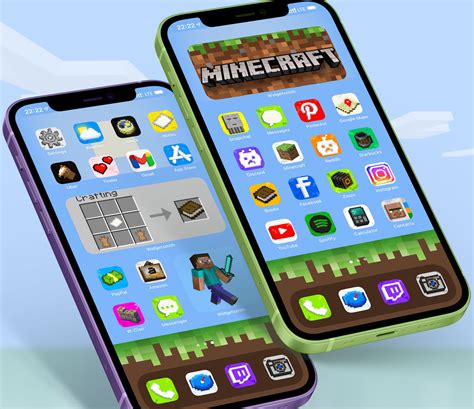 Minecraft App Icons Free Aesthetic App Icons For Ios 14 And Android ⛏📲