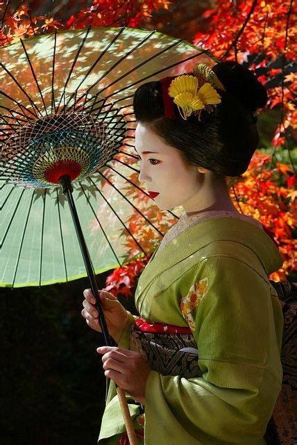beauty ~ autumn in kyoto geisha kunst art geisha geisha japan geisha makeup samurai