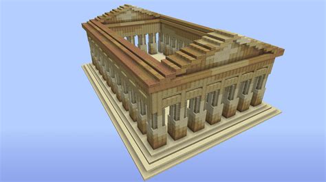 An Ancient Greek Architecture Themed Build I Built Today Rminecraft
