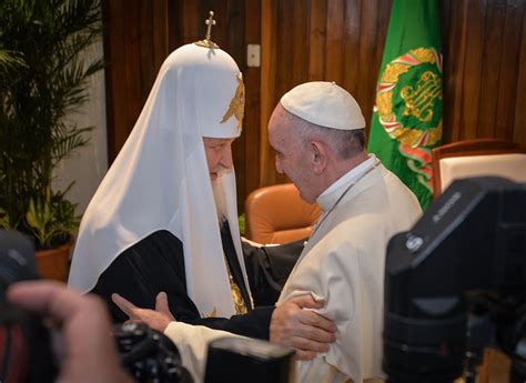 Papa Francisco Se Reúne Con El Patriarca Ortodoxo Ruso Kirill La Prensa