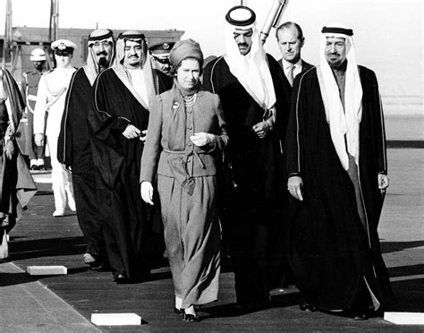 1979 the monarch has been a regular guest of middle eastern leaders throughout her reign here