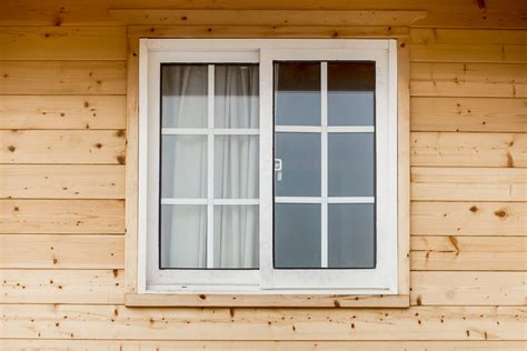 Log Cabin Window