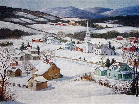 New England Winter Scenes Wallpaper Wallpapersafari