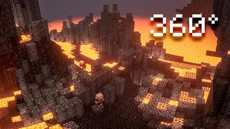 360° Video Minecraft 116 Nether Update Basalt Deltas 5k Surround