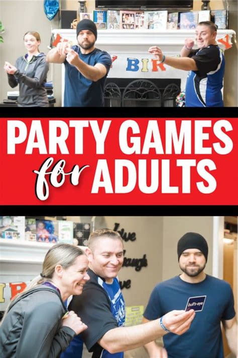 19 hilarious party games for adults adult party games fun party games birthday games for adults