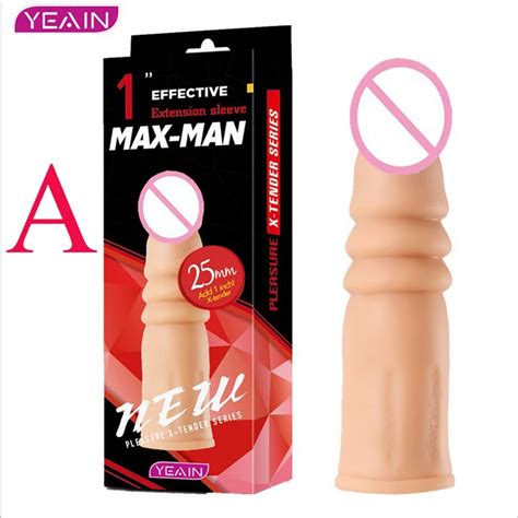 Aliexpress Com Buy Yeain Silicone Penis Sleeves Extender Penis Enlargement Reusable Condoms