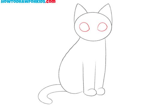 How To Draw A Halloween Cat Easy Drawing Tutorial For Kids