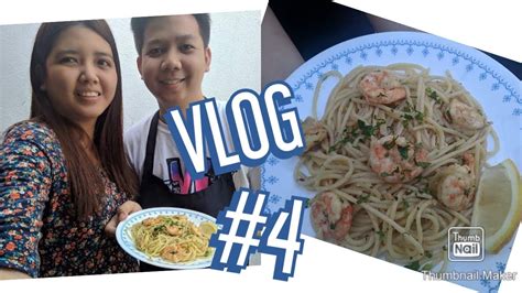 Vlog Shrimp Scampi Pasta Youtube