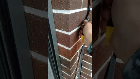 How To Caulk Brick Joints Without Using Water Youtube