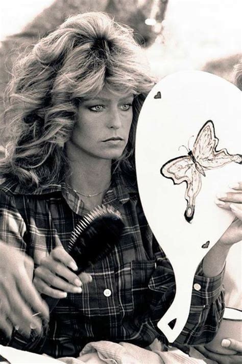 Farrah Fawcett You Dont Get Perfect Hair Without Working At It 1977