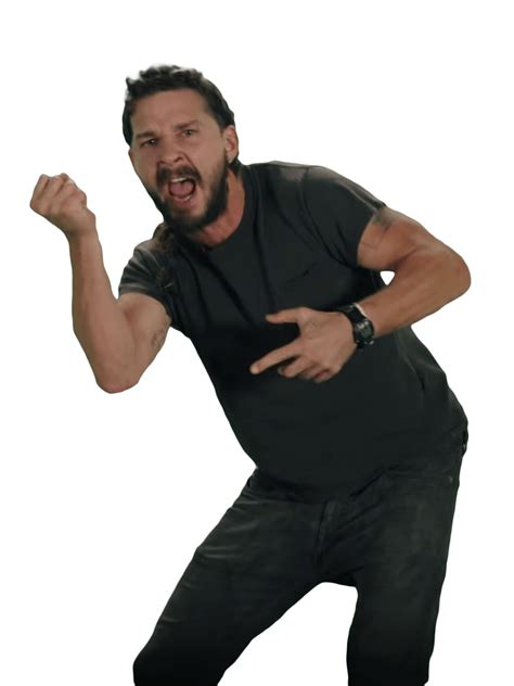 Just Do It Shia Labeouf Fist Transparent Png Stickpng