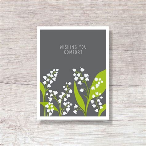 Sympathy Card Condolence Card Thinking Of You Card Lily Of Etsy
