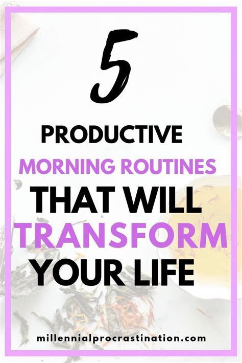 The 5 Productive Morning Routines Of Successful People Productive