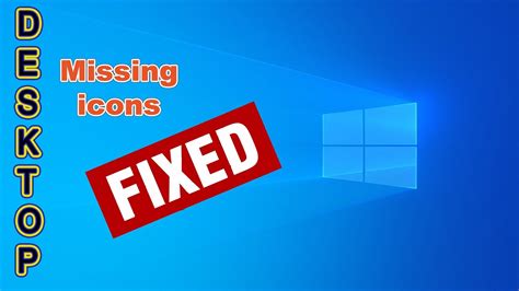 Fix Desktop Icons Missing Or Disappeared In Windows Gambaran