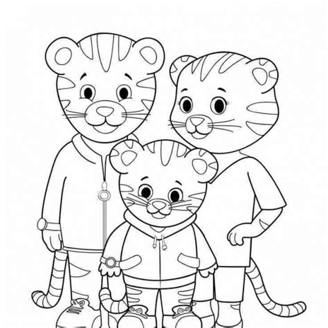 Daniel Tiger Coloring Pages Free Printable Coloring Pages