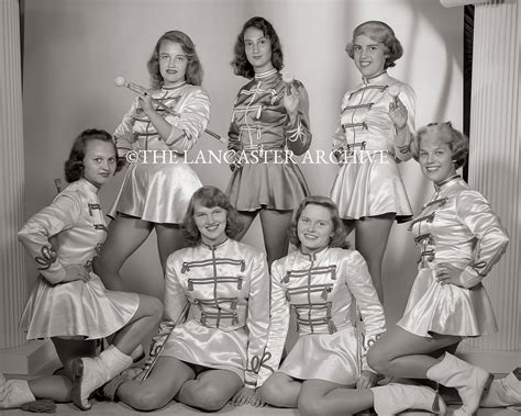 The Lancaster Archive Lancaster High School Majorettes 1949