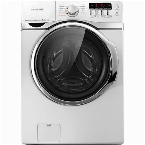 The convenient quick wash program washes a small load in just 18 minutes, while the drum clean cycle helps to remove any dirt and residue from inside the machine. samsung washer