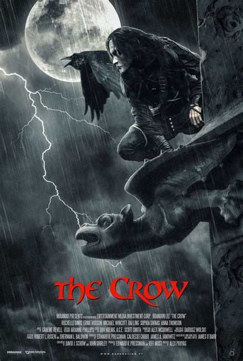 The Crow 1994 1500 X 2222 Rmovieposterporn